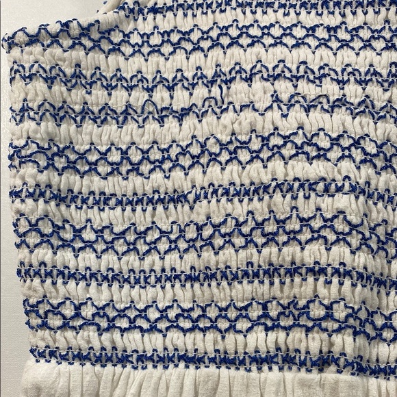 Lucky Brand Blue and White Tiered Sundress - Picture 4 of 11